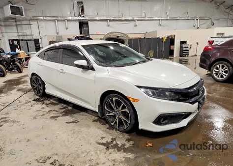 2020 Honda Civic Sport z USA, uszkodzony, nr VIN 2HGFC2F86LH557362